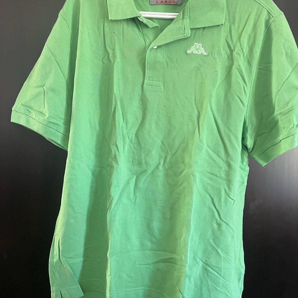 Kappa Men's Polo Shirt in Vibrant Green